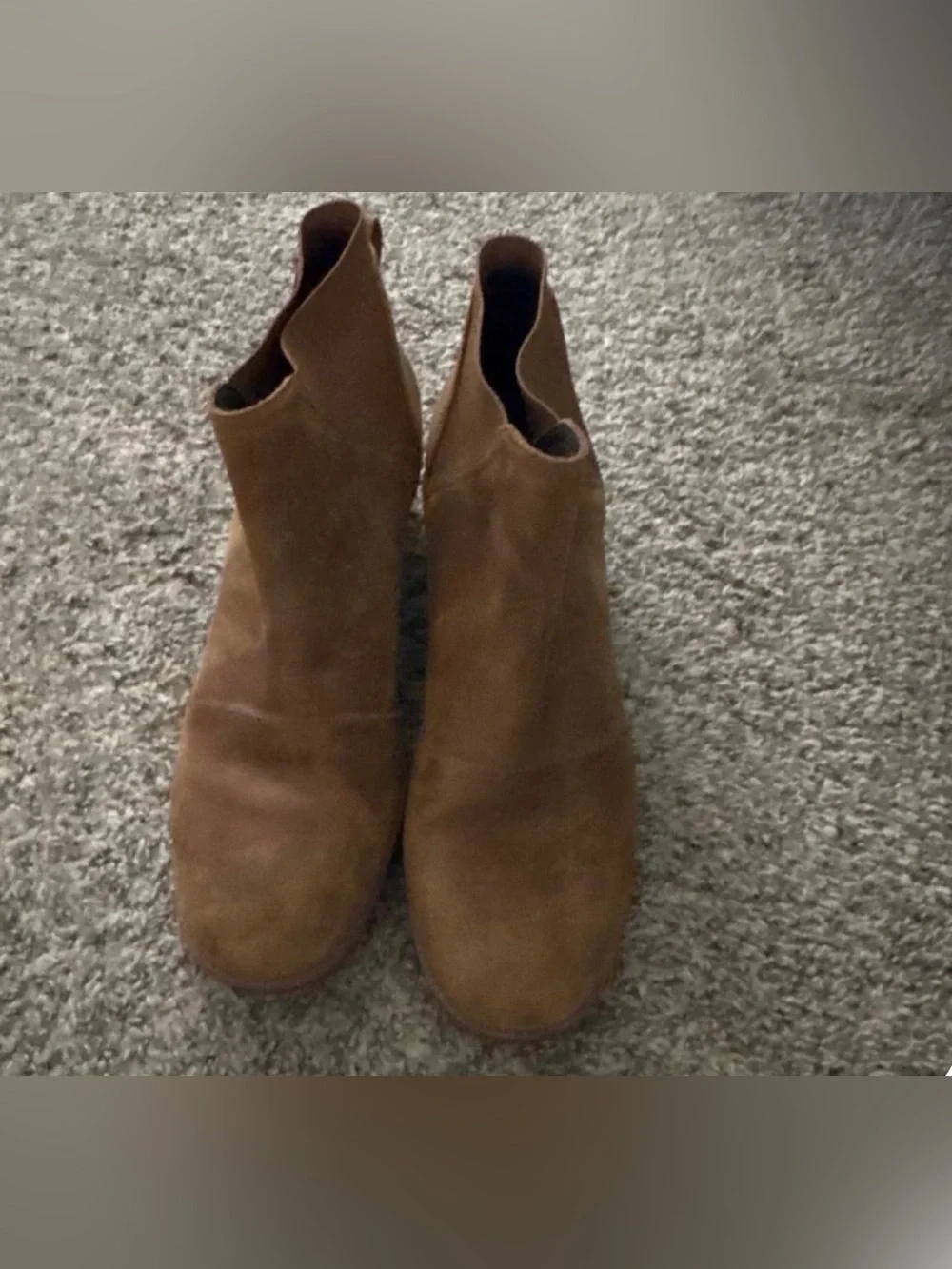 Sorel Women's Brown Suede Chelsea Ankle Booties